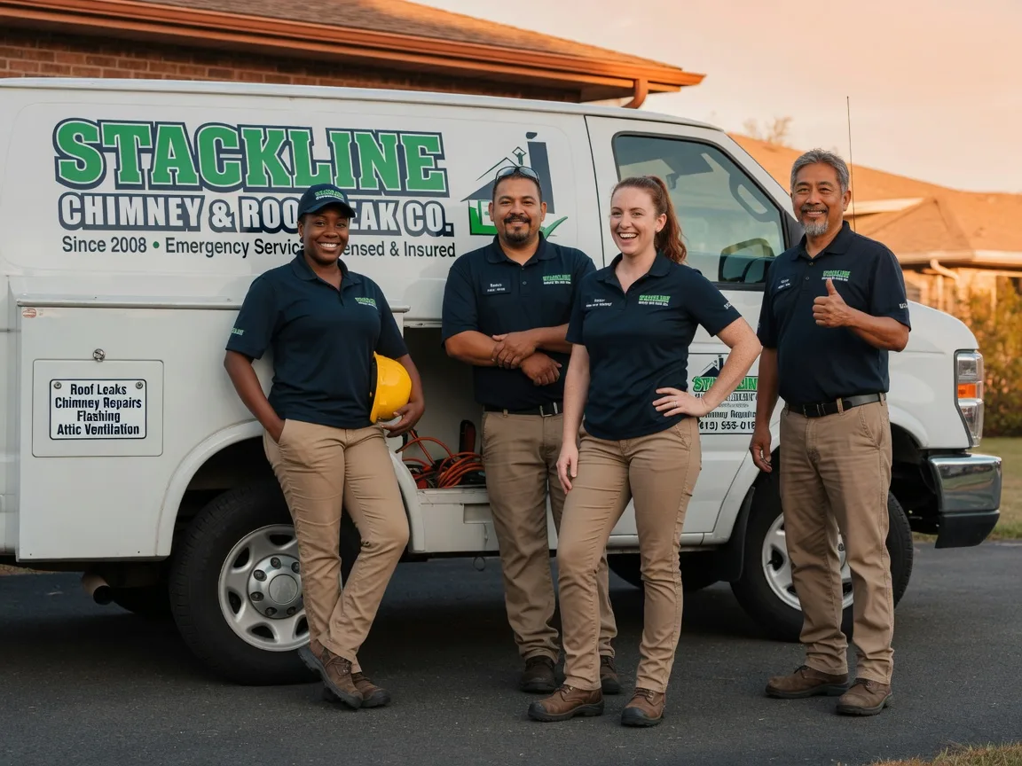 Chimney flashing repair company in Runge, TX